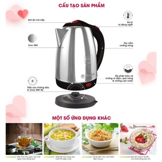 Ấm Điện Siêu Tốc Rạng Đông RD-AST18ST2 1.8L – Đun Nước Nhanh Chóng, An Toàn Tuyệt Đối