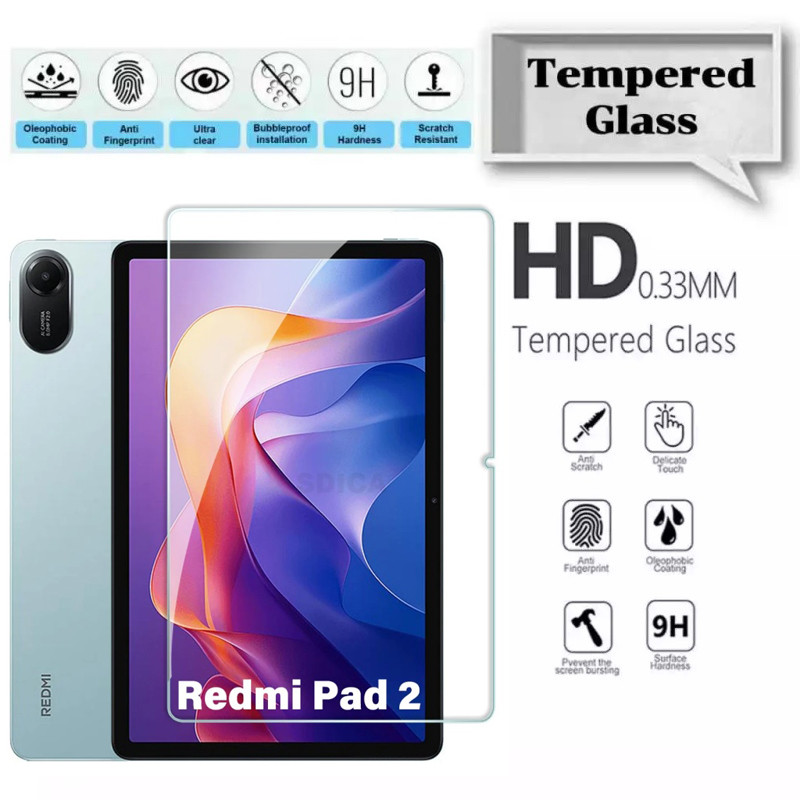 Dành Cho Redmi Pad 2 Kính Cường Lực HD Full Cover Bảo Vệ Màn Hình Cho Redmi PAD 2 11INCH 4G