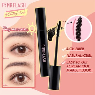 BỘ TRANG ĐIỂM PINKFLASH 3 MÓN/ bút kẻ mắt * 1 + mascara * 1 + dụng cụ bấm mi * 1 Bộ trang điểm mắt Mỹ phẩm chống nước và lâu trôi ღ Phong cách trang điểm lấp lánh cho cô gái màu hồng