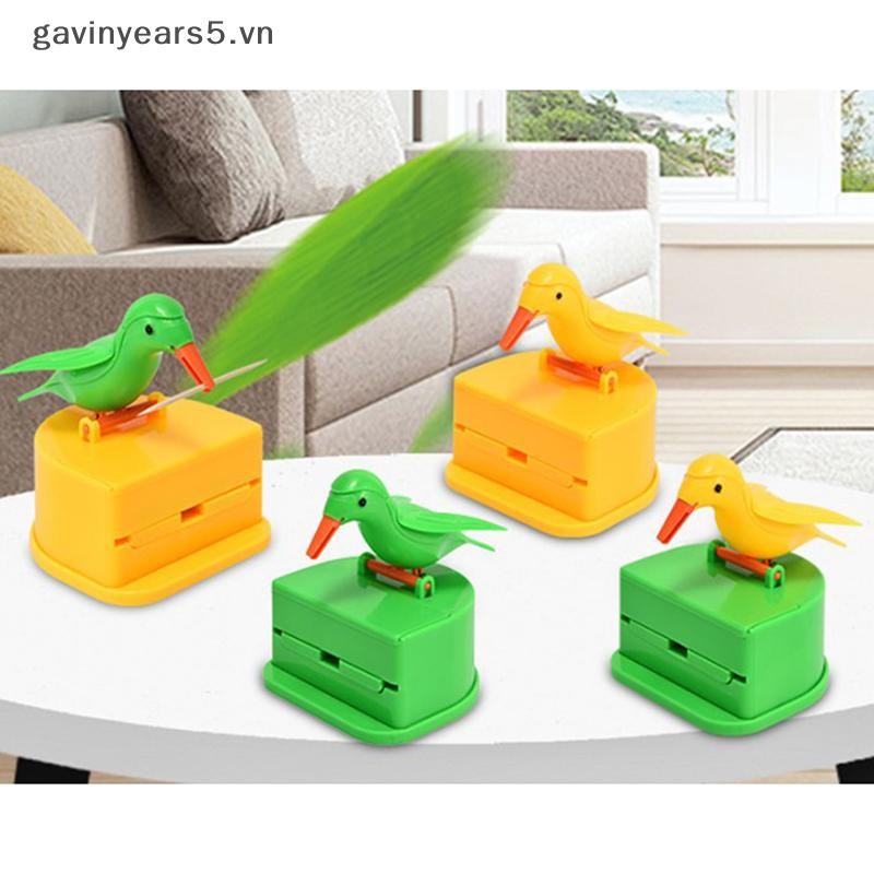 # gavin # 1 Hộp đựng tăm dễ thương sáng tạo Gag Hộp tăm chim tự động .