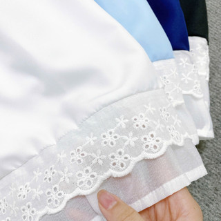 Áo bigsize nữ kiểu ren gấu áo xinh xắn tay phồng cổ vuông bo thun nhẹ nhàng thoải mái cho nàng chubby 55-92kg-  A290