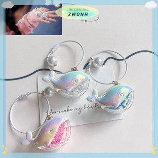 ZMONH Cá Voi Dễ Thương Cá Heo Móc Khóa Động Vật Biển Búp Bê Móc Khóa Phụ Kiện Xe Hơi Dành Cho Nam Nữ Cặp Đôi Túi Trang Sức