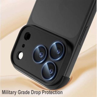 [JLK] Ốp Điện Thoại Bảo Vệ Cạnh Góc Không Biên Giới Cho iPhone 17Air 17Pro 17 Pro Max 16 15 Plus 14 13 12 Vỏ Bảo Vệ Ống Kính Silicon Mềm Không Khung