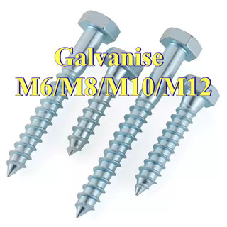 vít phong mạ kẽm M6 M8 M10 M12 * L20-200mm [LXY-CB-1]