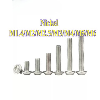 Ốc Vít  pake đầu tròn Mạ niken/Bulong  Đầu Tròn M1.4 / M2 / M2.5 / M3 / M4 / M5 / M6 [LXY-CB-1]