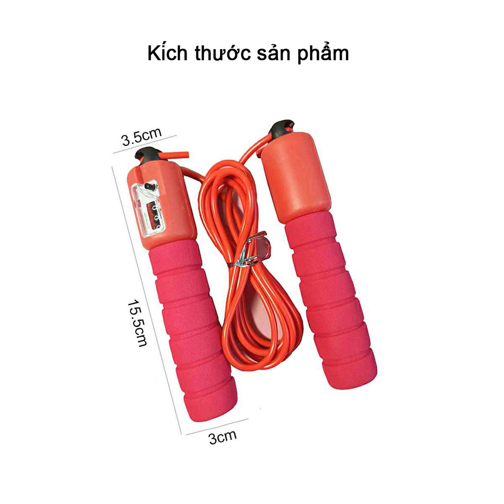 MB6 Dây Nhảy Tập Thể Dục Đếm Số FX02 Tự Động 2,3M,Dụng Gụ Tập Thể Thao Tại Nhà MALAN