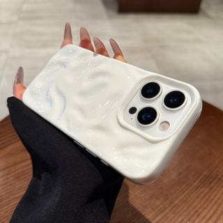 3D Không Đều Nếp Nhăn Sao Băng Điện Thoại Ốp Lưng Điện Thoại iPhone 16 15 14 Plus 13 12 11 Pro Max Chống Sốc Bóng Mềm Mại