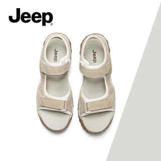 Jeep Mùa Hè Thoáng Khí Giải Trí Đi Bộ Đường Dài Dép Thể Thao Nữ Mặc Ngoài Chống Trơn Trượt Lỗ Dày Thượng Nguồn Giày Đi Biển
