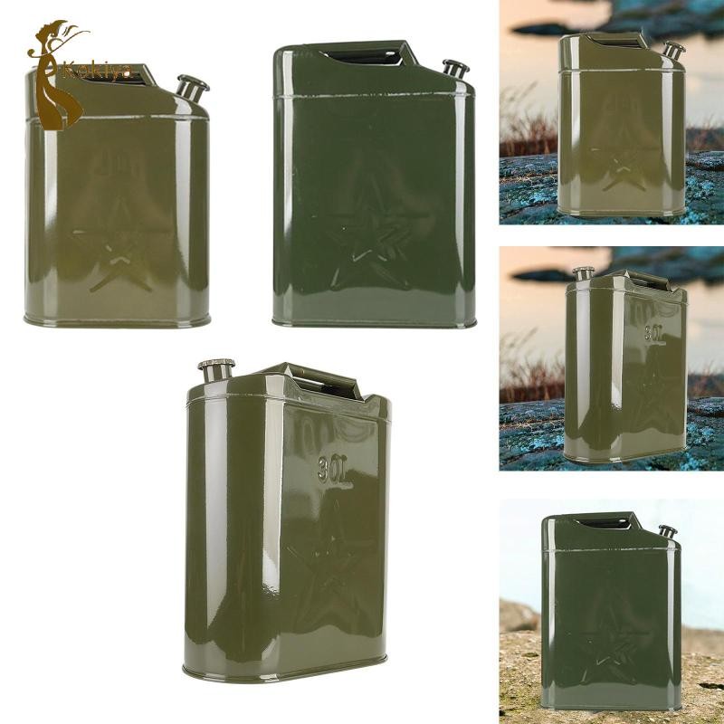 Bình xăng Jerry Can Dầu Chất Lỏng Bảo Quản Hộp Đựng Nhiên Liệu Đa Năng Cho Overland Xe Máy Off Road SUV