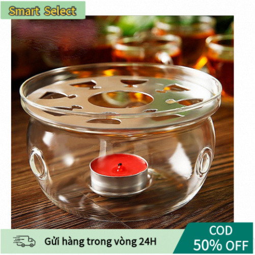 【COD】Đế Nến Thủy Tinh Hình Tròn Mới, Trong Suốt Chịu Nhiệt, Có Miếng Kê Nhôm, Dùng Để Đun Nóng Và Giữ Nhiệt Ấm Trà, Thiế
