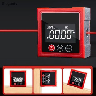TREO 360° Công cụ tìm góc kỹ thuật số từ tính với thước đo Laser điện tử Type-C Sạc LCD Công cụ đo lường điện tử N