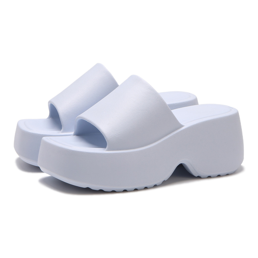 XIXITIAO Dép Nêm Gót Dày Đế Cao 8cm Nữ Kỳ Nghỉ Ngoài Mặc Đi Biển