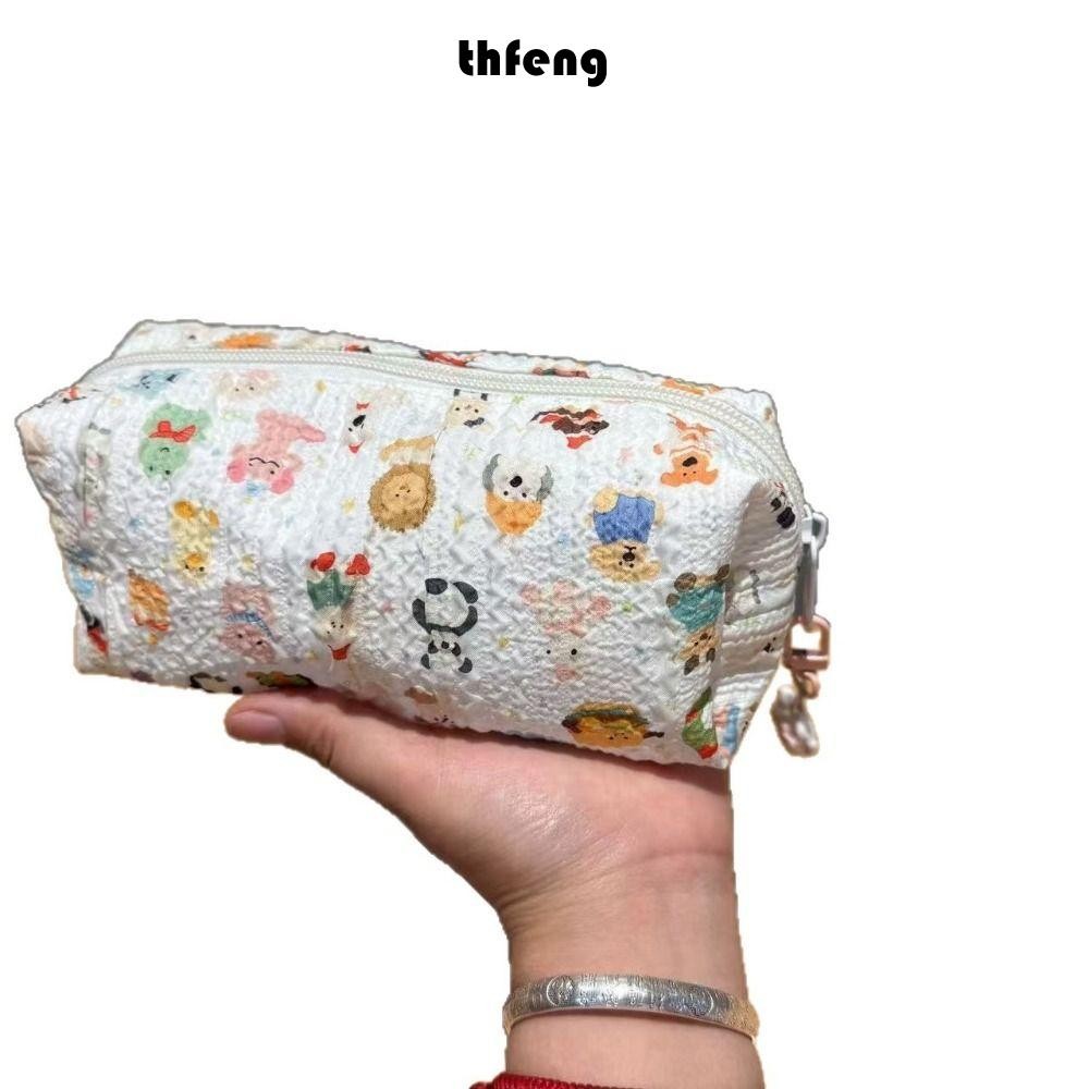 Túi đựng bút THFENG, Túi văn phòng phẩm quà tặng dung tích lớn, Bút chì đa chức năng chất lượng cao dành cho học sinh