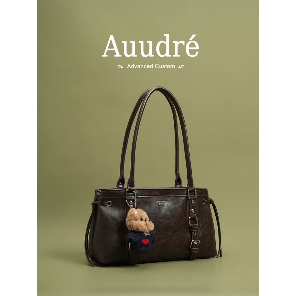 Auudre Premium Retro Túi Nách Vai Dung Tích Lớn Túi Đi Làm
