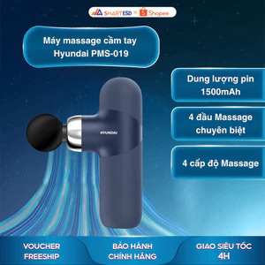 Máy massage cầm tay Hyundai PMS-019 - 4 chế độ Massage linh hoạt - Bảo hành chính hãng 12 tháng