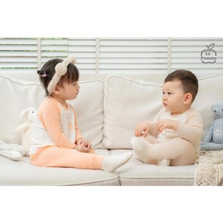 La pomme AW2025 Bộ dài tay mềm mịn by La Pomme êm ái cùng puppy T10.4
