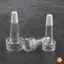 10 Cái / lô Chai Mini Có Thể Đổ Lại Mẫu Chai Trống Có Nắp, et Head Chai Đổ Bột Trong Suốt Dụng Cụ Chăm Sóc Da Mới