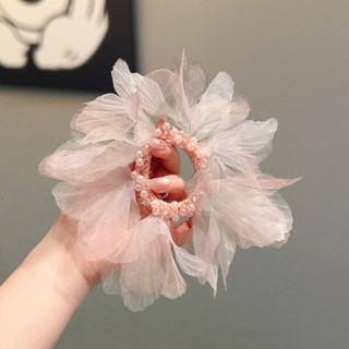 Lưới Hoa Pha Lê Tóc Dây Cao Su Phong Cách Mới Ngọt Ngào Tất Cả Trận Đấu Tóc Thời Trang Sang Trọng Nữ Đầu Hoa Phụ Kiện Tóc