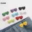 KUZHEN 2 Chiếc Hình Trái Tim Có Thể Điều Chỉnh Nút Jean Eo Bule Snap Quần Bule Extender Thay Thế Quần Jean Nút Đính Kèm Chân HOT