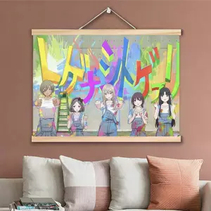 Girls Band Cry (GBC) Poster Canvas Chống Thấm Nước Không Khung, Anime Nghệ Thuật Treo Tường Cho Phòng Ngủ Trang Trí Phòng Chơi Game