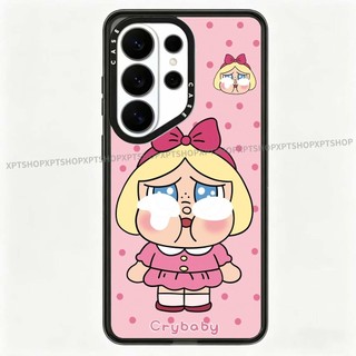 Từ Tính Bowknot Girl Acrylic Cứng Phone Case For Dành Cho Samsung Galaxy S26 25 24 23 22 UItra S26 25 24 Plus Vỏ Bảo Vệ Chống Sốc