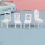 SRVN 1: 20 Nhà Búp Bê Thu Nhỏ Nội Thất Ghế Sofa Phân Mô Hình Nhà Búp Bê Trang Trí Đồ Chơi.