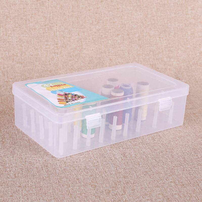 MOIKA 42 Trục Chỉ May Hộp Trong Suốt Dây Kim Sắp Xếp Lưu Trữ Hộp Đựng VN