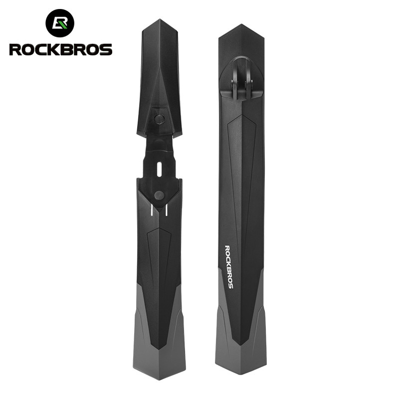 ROCKBROS Fender Mtb Cao Su Mềm MTB Xe Đạp Xe Đạp Mở Rộng Phía Trước Phía Sau Chắn Bùn Điều Chỉnh Mọi Góc Xe Đạp Phụ Kiện