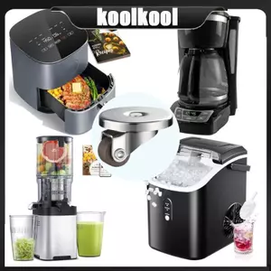 Kool Pack gồm 4 Bánh xe Nylon bằng thép không gỉ chắc chắn không cần lắp đặt vít cho các thiết bị và đồ nội thất nhỏ
