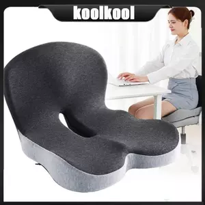 Kool Memory Foam Seats Đệm Ghế Đệm Có Miếng Lót Eo Dưới Chống Trượt Để Vị Trí An Toàn Trên Bất Kỳ Ghế