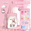 Túi hướng dẫn hoạt hình sinh viên Sanrio Túi Tote giá trị cao Túi nghệ thuật dung tích lớn dễ thương