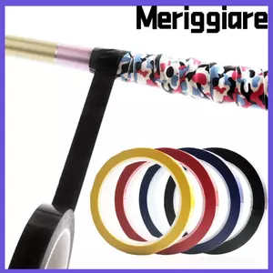 Băng niêm phong dây đổ mồ hôi MERIGGIARE, Vợt cầu lông chống trượt Overgrip End Sticker, Vợt Tennis Đồ dùng thể thao Băng đô nhiều màu cố định sọc