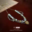 Vòng cổ tua rua ngọc trai tình yêu sang trọng nhẹ kiểu Pháp Vòng cổ xương đòn sang trọng thời trang