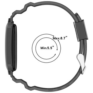 Glacier Clear Tích hợp dây đeo TPU Fit Google Fitbit Air Transparent Thay thế dây đeo cổ tay có sẵn