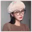 JRP Retro Mũ Nồi Thu Đông Nữ Anh Hepburn Nghệ Sĩ sành điệu Mũ Thi Len Ấm Bí Ngô Beanies Mũ JRP