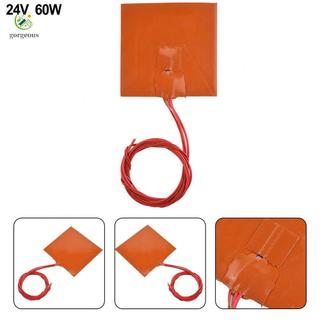 [FUXIN]Silicone Heating Pad Flexible For Printer Heated Bed Square Tool 100x100mm 1pc