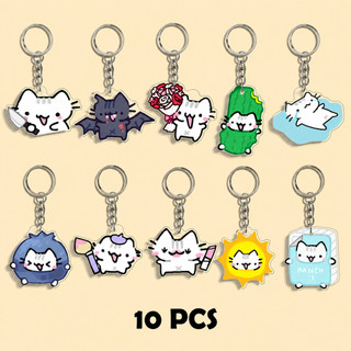 Funny Cat Character Keychain Student Gift Bag Women's Bag Cute Things Gift For Best Friends Wholesale Gifts Kitty