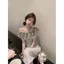 Áo thun một vai kiểu Pháp Pure Desire Xù dành cho nữ Mùa hè 2026 Thiết kế phong cách mới giản dị Tất cả các trận đấu Áo quây