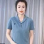 Thêu mùa hè mới thời trang giản dị áo thun giảm béo tay áo thun nữ