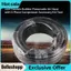 Belleshopp Ống khí nén bằng cao su dẻo 15M chịu tải nặng vẫn giữ được tính linh hoạt trong điều kiện nóng và lạnh Lắp khớp tháo nhanh để dễ dàng gắn máy nén Tuổi thọ dài