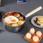MAKY Phong Cách Nhật Bản Nồi Sữa Inox Tay Cầm Bằng Gỗ Chống Sti Saucepan Để Ấm Cà Phê Nấu Ăn Nhà Bếp Sử Dụng VN