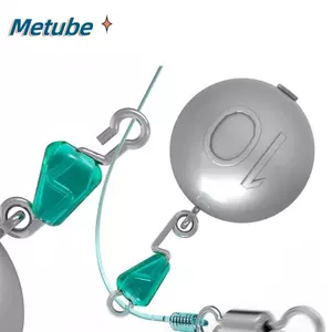 METUBE 5 Chiếc Chì Chìm Câu Cá, 3g-20g thon kiểu Câu Cá Trọng Lượng Chìm, 2023 lõm đáy Chì Trọng Lượng Chì Trọng Lượng Câu Cá