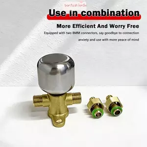 Xi lanh áp suất phun ITRUMPET, Áp suất tăng áp Máy phun điện toàn bộ bằng đồng, Xi lanh đồng chịu lực cao Máy phun vườn có thể tháo rời áp suất cao Sử dụng xi lanh