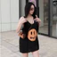 Đầm 2 Dây Basic Mặt Vàng KCloset Váy Suông Chất Cotton Co Giãn Nữ Tính NA172