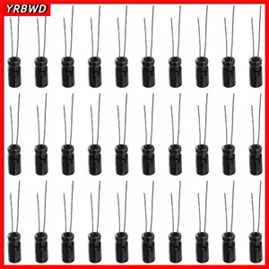 Tụ điện điện phân cực YRBWD, Dẫn hướng xuyên tâm Tụ điện phân cực 10V 220uF, Nhôm ứng dụng rộng rãi 105C 5 x 11mm