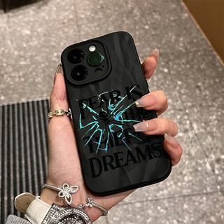 Dark Street Style Spider Thích hợp cho iPhone 17 Kết cấu xếp li Vỏ mềm XR 12 Pro 16 Pro 15 Pro Max 11 Pro 13 Pro Max XS Max 17 Pro 14 Silicone Matte Chống trượt
