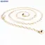 Bluelover Nữ Thắt Lưng Thời Trang Sang Trọng Thiết Kế Thắt Lưng Retro Bạc Khắc Rỗng Dây Xích Dành Cho Nữ Thanh Lịch Tròn Kim Loại Nữ Thắt Lưng Mới