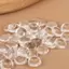 PNPIA- 40 Chiếc Thẻ Màu Thủy Tinh Đầu Trong Suốt Vòng Hiển Thị Gel Ba Lan Thiết Kế Móng Tay Bảng Màu Đầu Thẻ Phong Cách Hàn Quốc Dụng Cụ Làm Móng Tay