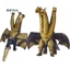 Caesar Ghidorah Rồng ba đầu Quái vật cao su mềm Godzilla Ultimate Battle Monster Rồng ba đầu Chiều cao 18cm
