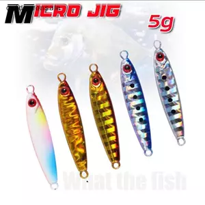 Micro Metal Jig 5g Shore Đúc Jigging Mồi Câu Cá Mồi Nhân Tạo FSI